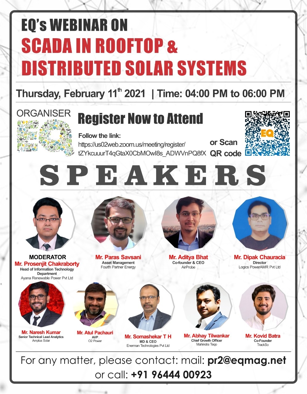 EQ Webinar on SCADA in RoofTop & Distributed Solar Systems